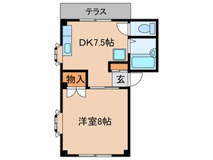 コ－ポ中原の物件間取画像